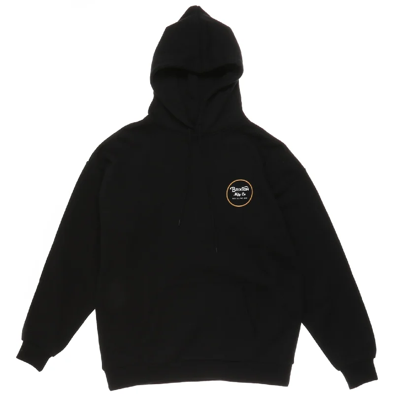 Casual Button-ups Brixton Wheeler Hood Fleece - Black/Yellow