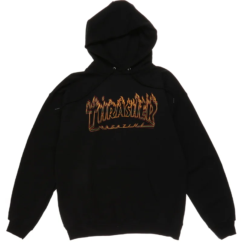 Formal Shirts Thrasher Richter Pullover Hoodie - Black
