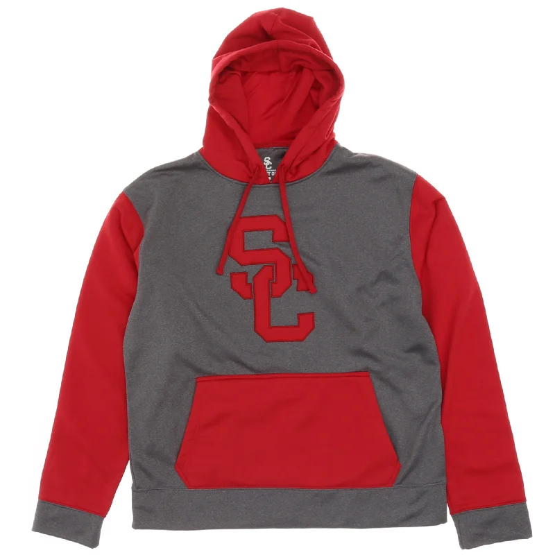 Outdoor Gear USC Trojans Keller Pullover Hoodie - Charcoal/Cardinal