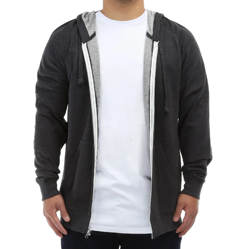Stylish Suits New Star French Terry Zip Up Hoodie - Charcoal