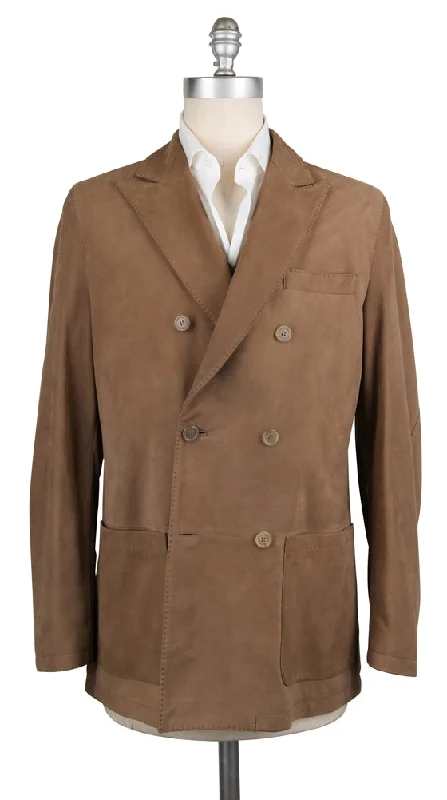 Kiton Light Brown Peacoat