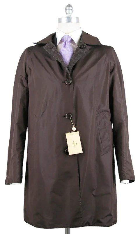 Luigi Borrelli Brown Coat – Size: 38 US / 48 EU