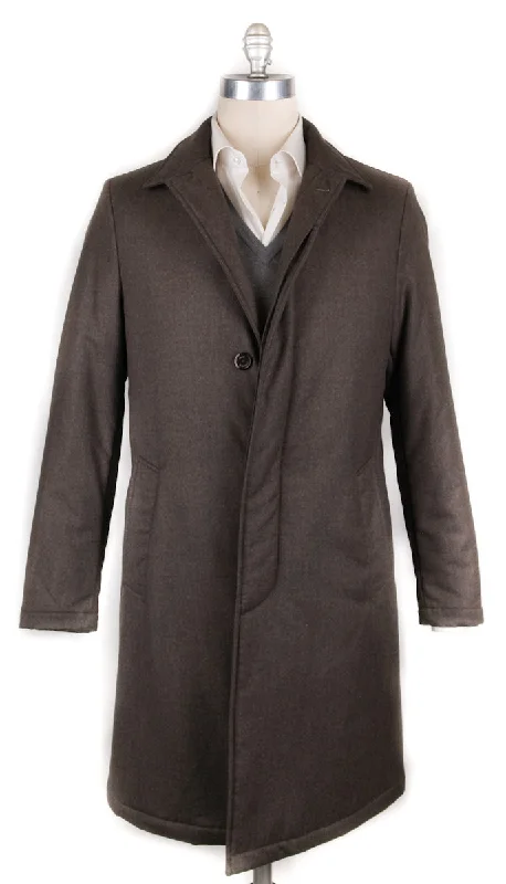 Luigi Borrelli Brown Raincoat