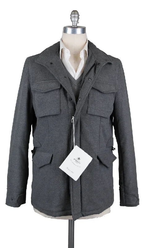 Luigi Borrelli Gray Peacoat