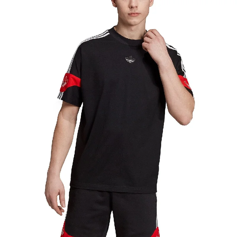 Adidas Men's Originals Colorblocked Soccer T-Shirt Black Size XX-Large