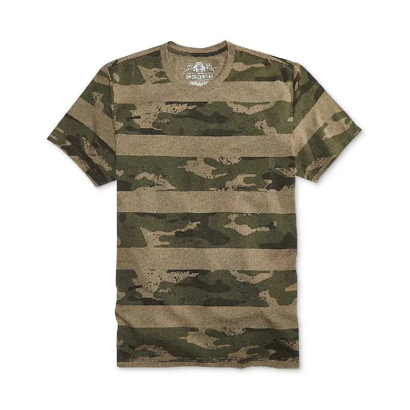 American Rag Men's Camo Stripe T-Shirt Green Size Large