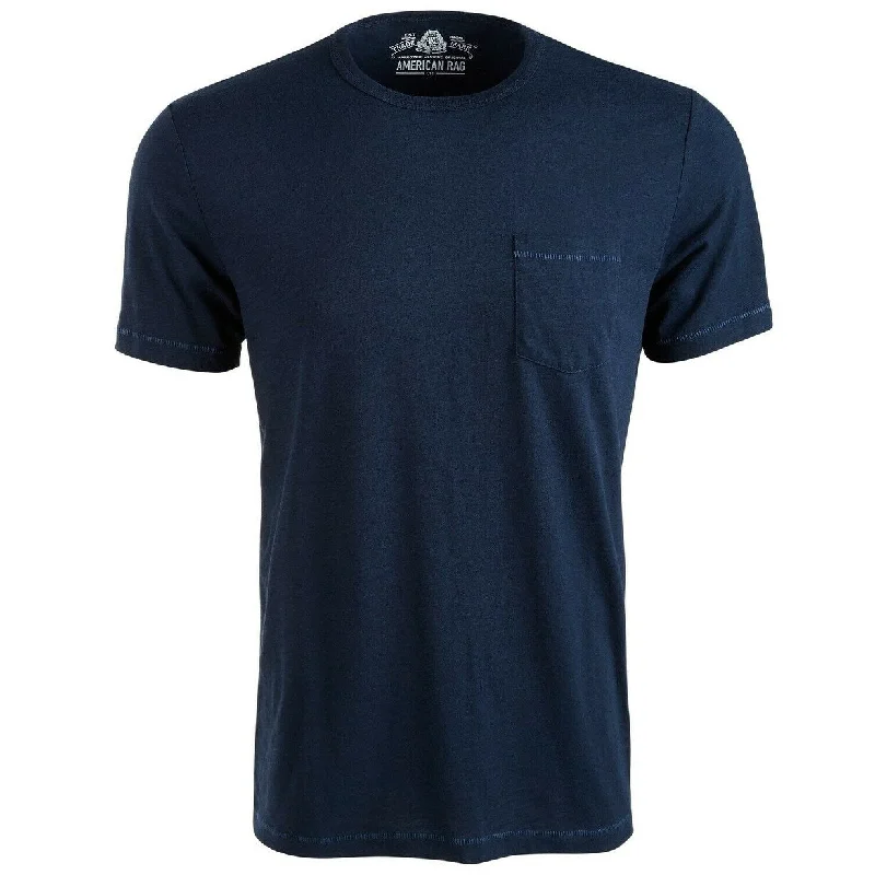 American Rag Men's Slub Pocket T-Shirt Navy Size Extra Large