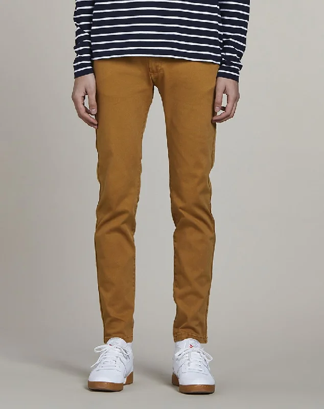 PATRON MENS SKINNY CHINOS | TOBACCO