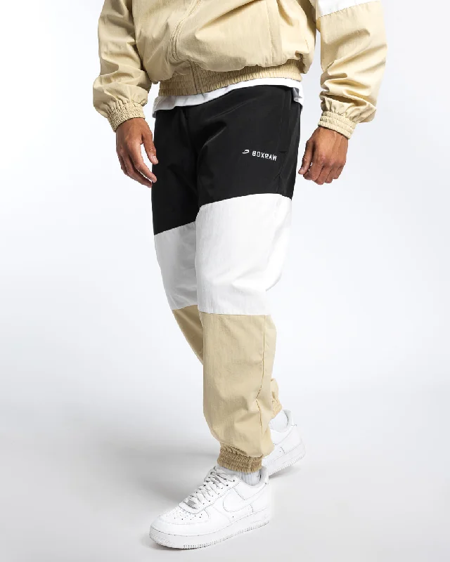 Harvey Bottoms - Black/White/Beige