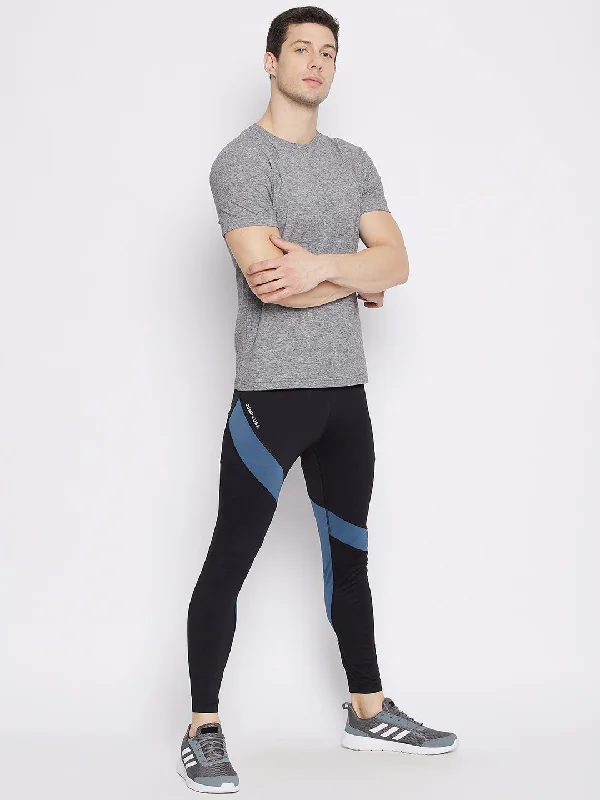 JUMP USA Men Black Active Wear Tights