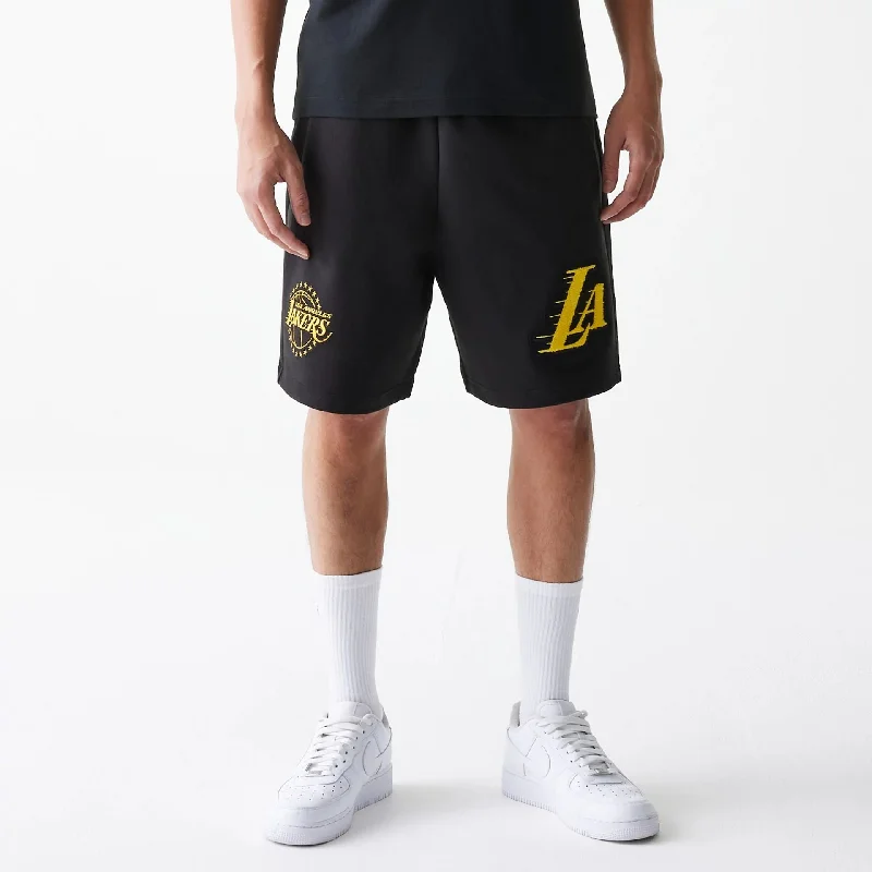 LA Lakers NBA City Edition Black Shorts