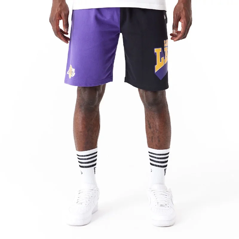 LA Lakers NBA Graphic Purple Shorts