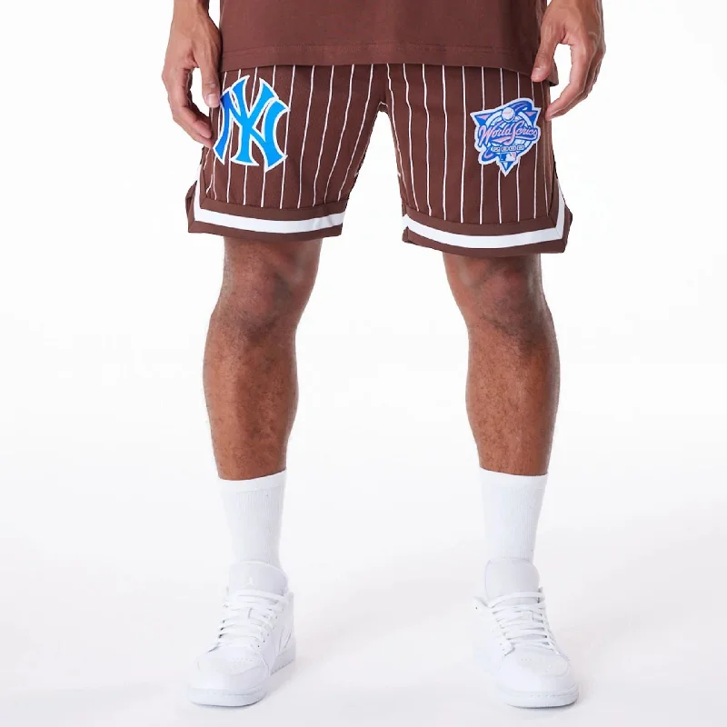 New York Yankees Pinstripe New Era Australia Brown Shorts