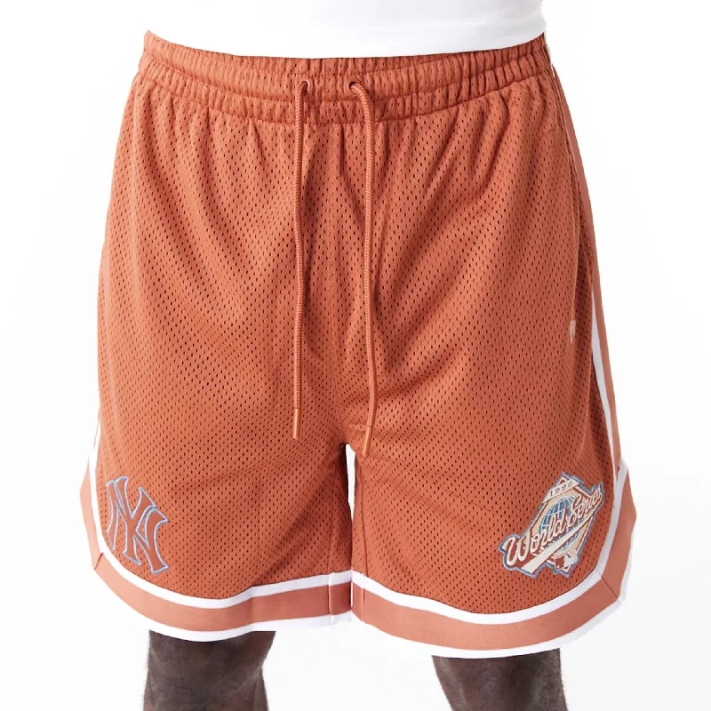 New York Yankees World Series Brown Mesh Shorts