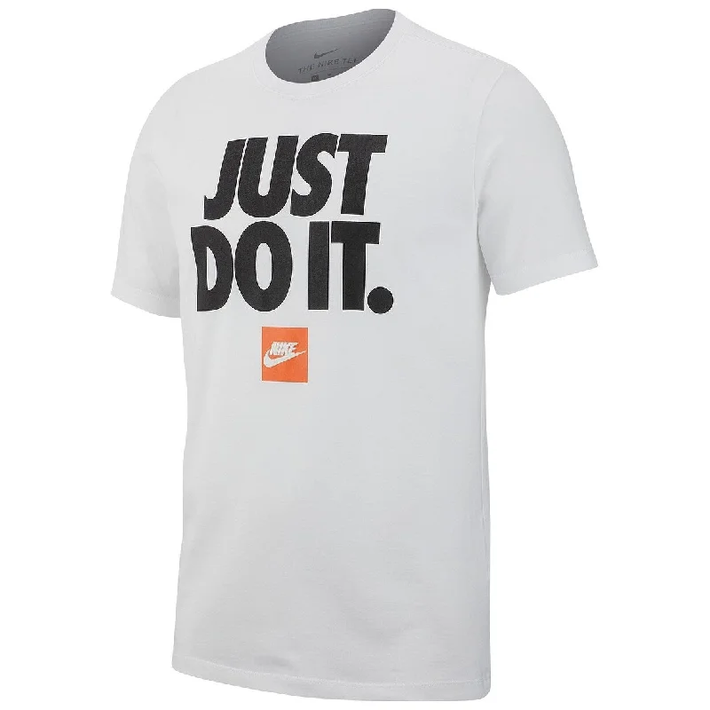 Nike Men's Sportswear Just Do It T-Shirt White Size Large