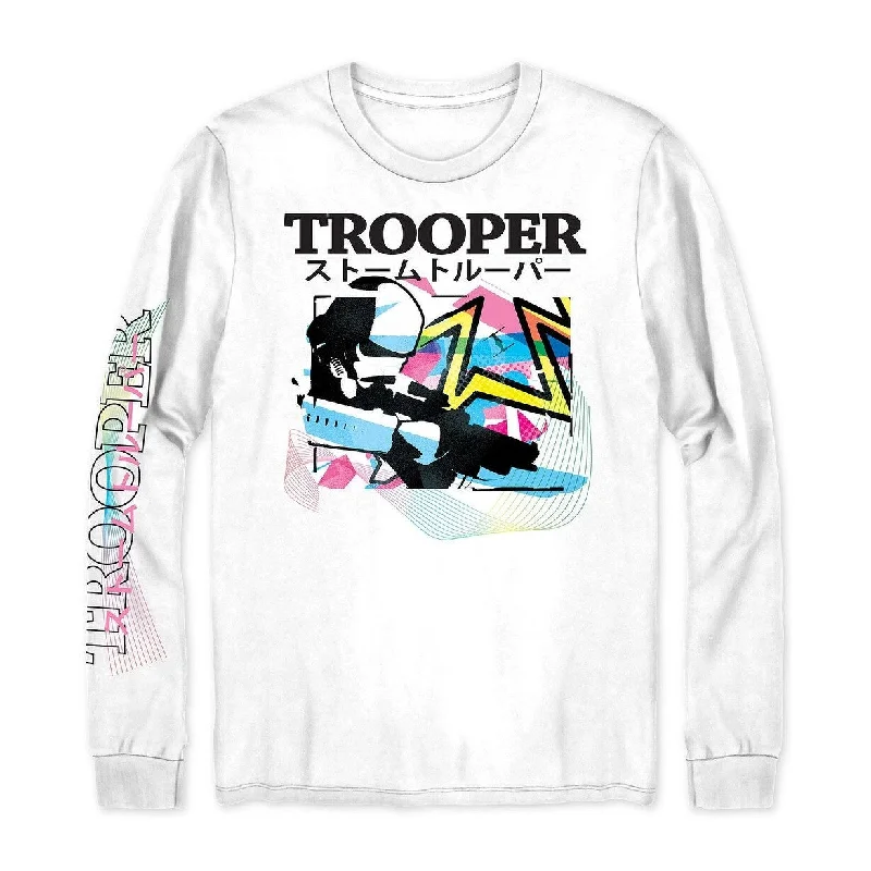 Star Wars Trooper Men's Graphic Sweatshirt White Size Large