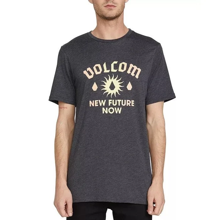 Volcom Men's New Sun Graphic T-Shirt Black Size Small