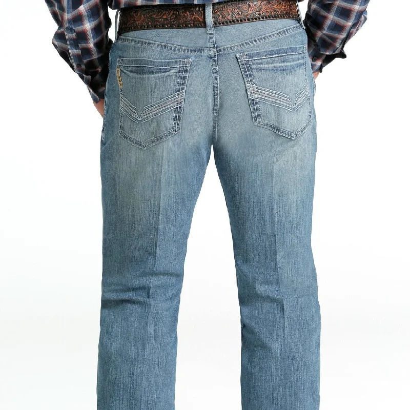 Cinch Men's Ian Slim Fit Jean in Light Stonewash