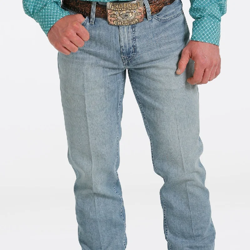 Cinch Men's Jesse Slim Fit Jean in Light Stonewash