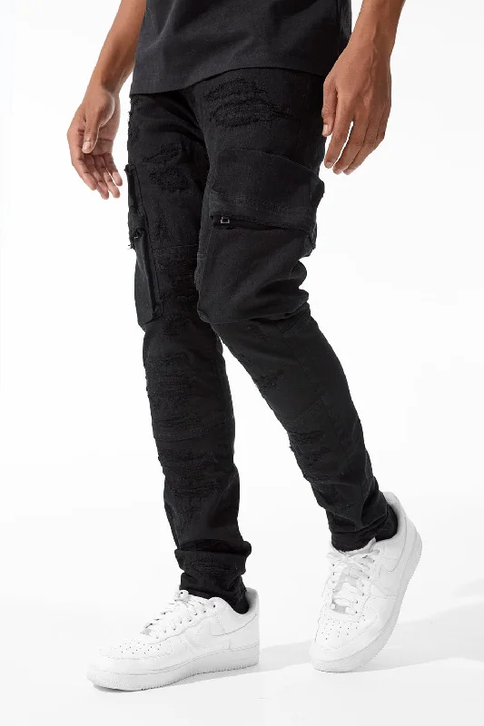 Ross - Heavy Hitter Cargo Denim (Black)