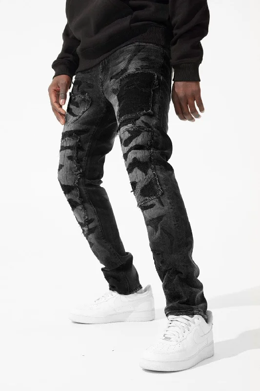 Sean - Reconstructed Denim (Black Shadow)