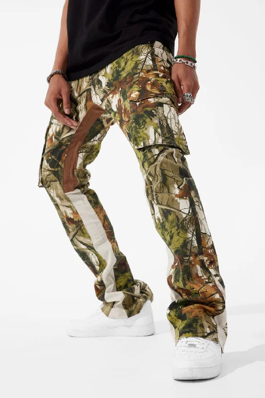 Sean Stacked - Camo Cargo Denim (Oak)