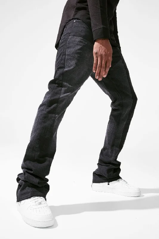 Sean Stacked - Geometric Denim