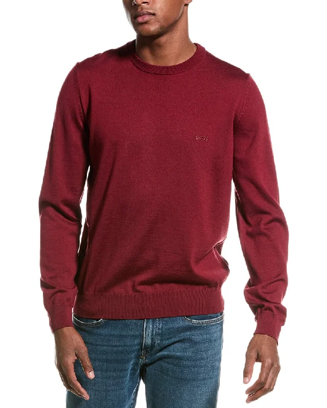 BOSS Hugo Boss Botto Wool Crewneck Sweater