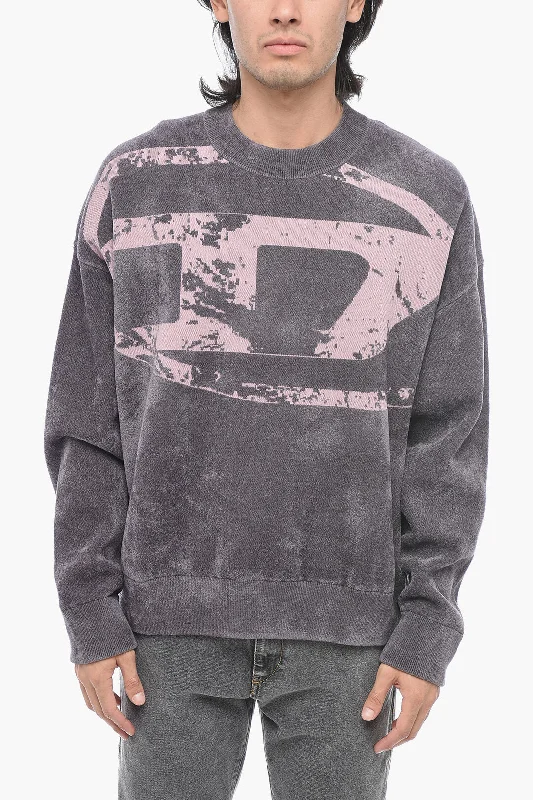 Diesel Embroidered Logo K-TRIA Crewneck Sweater