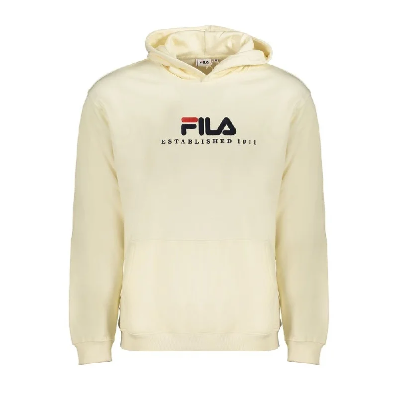 Fila Beige Cotton Men Men's Sweater