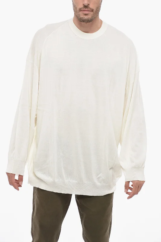 Hed Mayner Lightweight Cotton Crew-neck Sweater