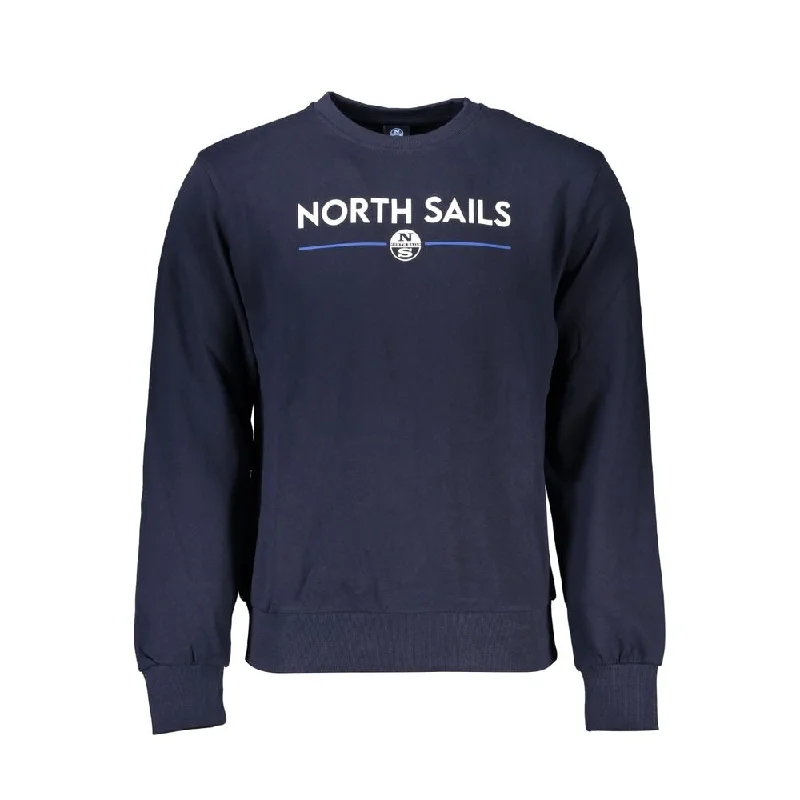 North Sails Blue Cotton Men's Sweater