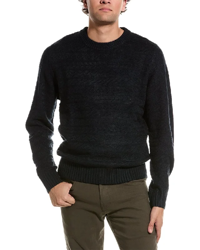 Slate & Stone Fairisle Stitch Crewneck Sweater