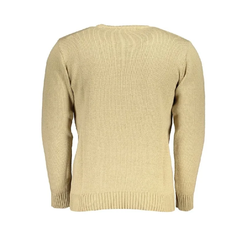 U.S. Grand Polo Beige Fabric Men's Sweater