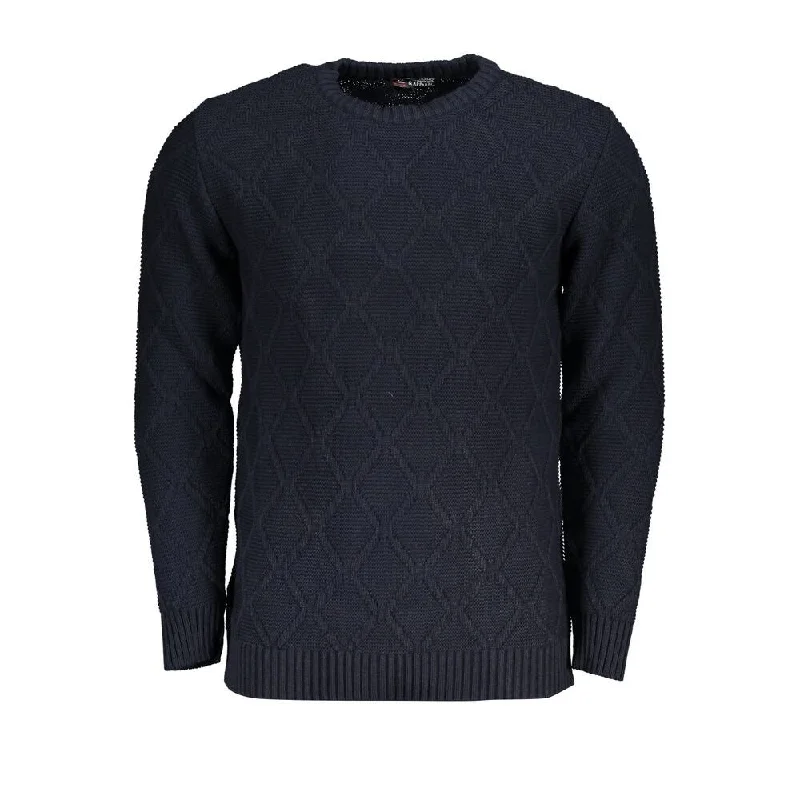 U.S. Grand Polo Blue Fabric Men's Sweater