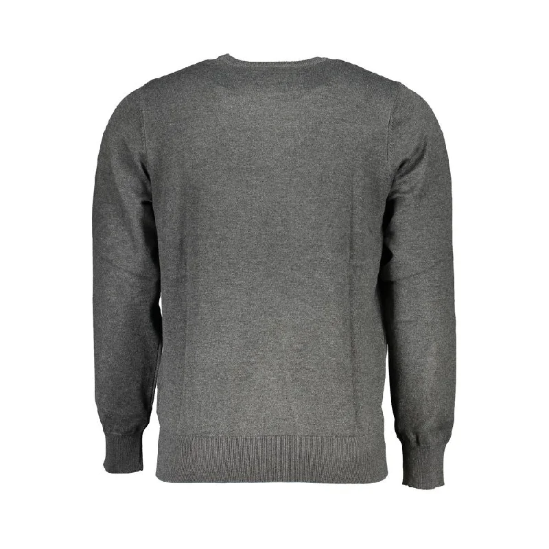 U.S. Grand Polo Gray Nylon Men's Sweater