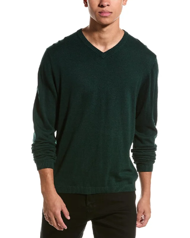 WEATHERPROOF VINTAGE V-Neck Cashmere-Blend Sweater