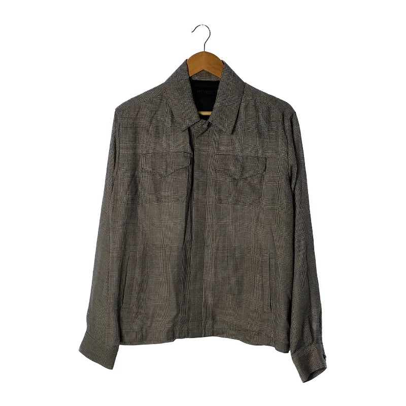 UNDERCOVER/LS Shirt/2/Gray/Rayon/Plaid/UCY4204-2