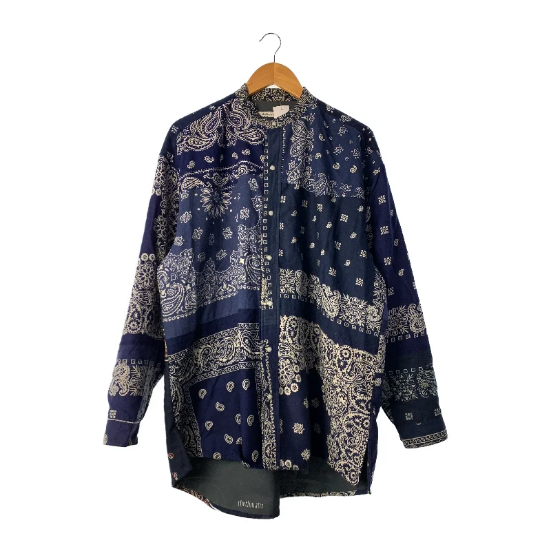 Children of the discordance/LS Shirt/2/Navy/Cotton/Paisley/COTDSH-112