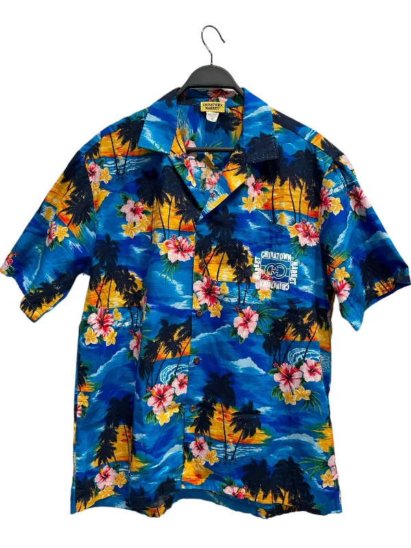 CHINATOWN MARKET/Hawaiian Shirt/XL/Cotton/MLT/Floral Pattern/