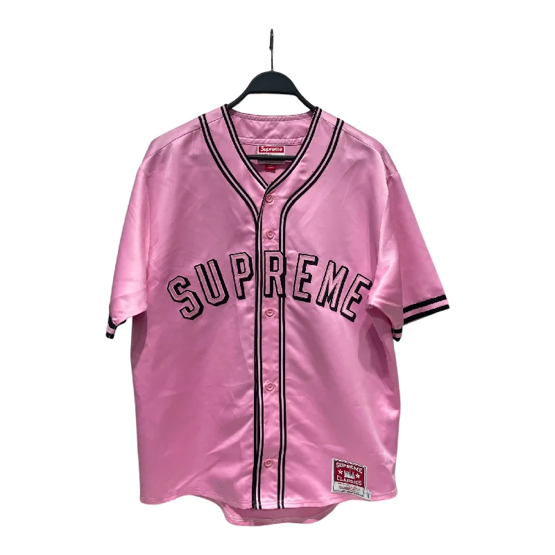 Supreme/mitchell&ness/SS Shirt/L/Acrylic/PNK/All Over Print/