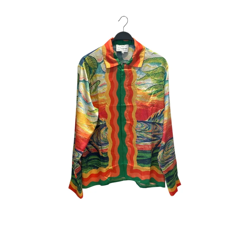 CASABLANCA/LS Shirt/XL/Silk/MLT/All Over Print/huaki sunset