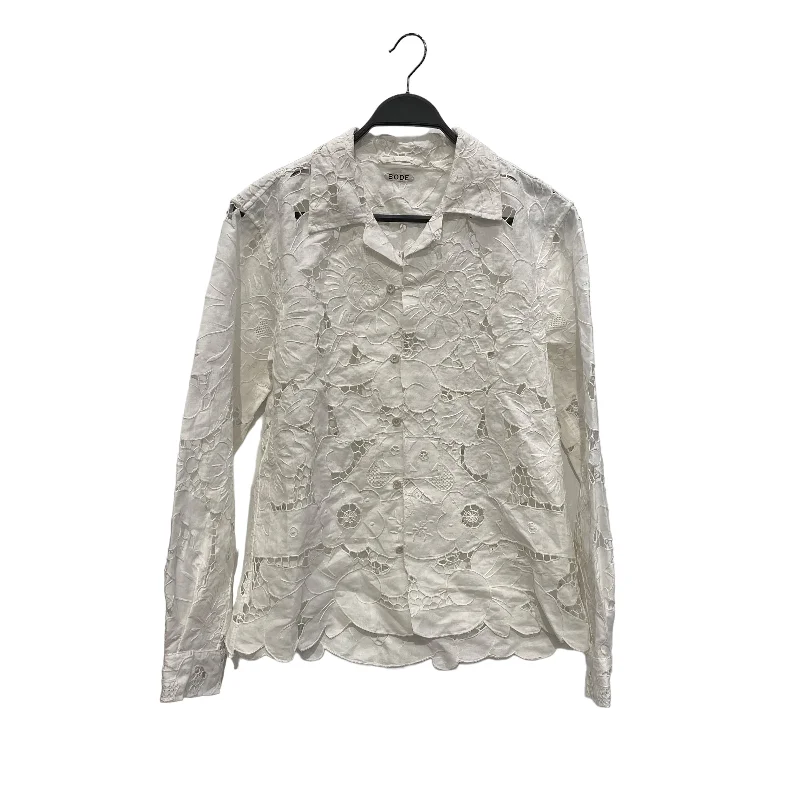 BODE/LS LINEN FLORAL BUTTON UP SHIRT//WHT