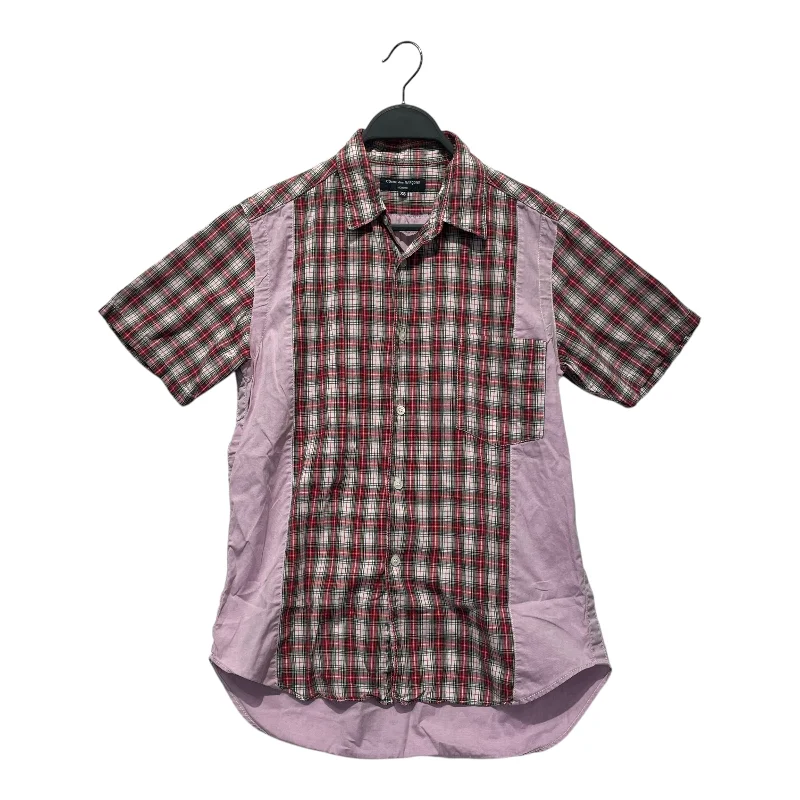 COMME des GARCONS/SS Shirt/XS/Cotton/PNK/Plaid/