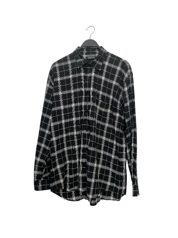 BALENCIAGA/LS Shirt/40/Cotton/BLK/Plaid/