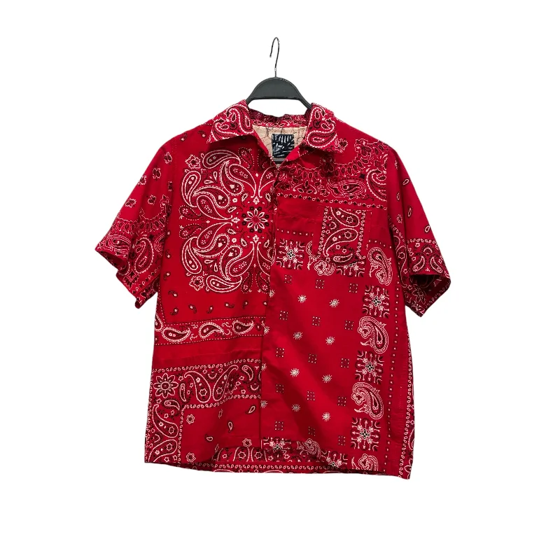 visvim/SS Shirt/2/Cotton/RED/All Over Print/Wallis Bandana Print