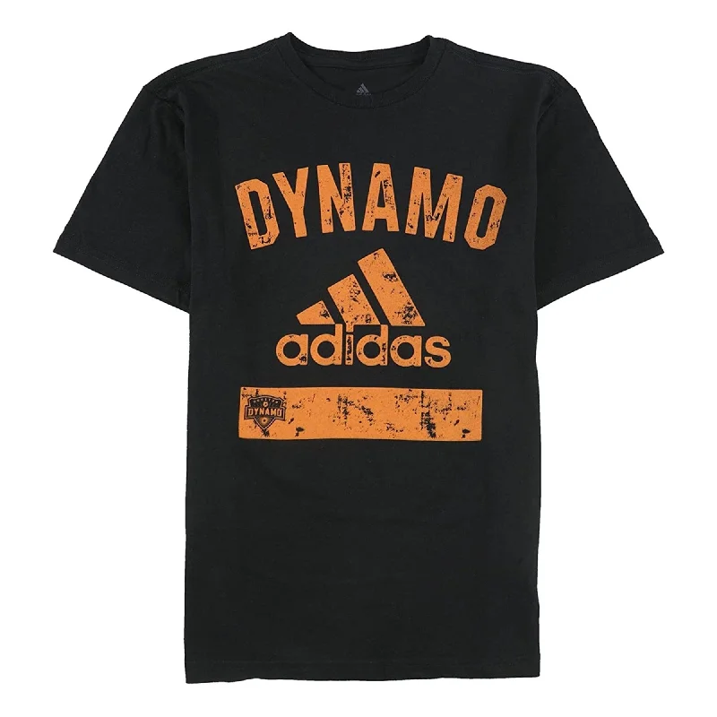 Adidas Mens Houston Dynamo Graphic T-Shirt, Black, Large