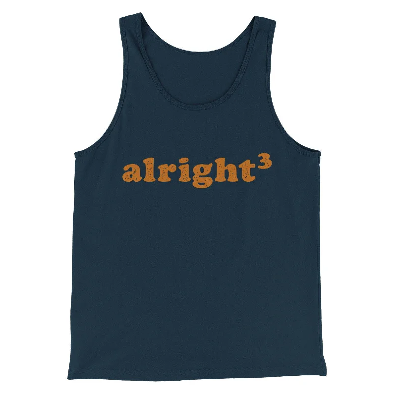 Alright Cubed Funny Movie Men/Unisex Tank Top