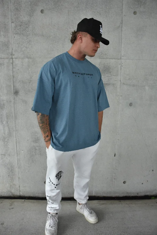 The Established Tee - TEAL BLUE