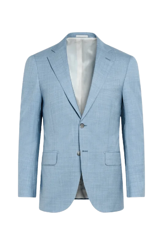 Blue Tropical Wool Moden Fit Suit